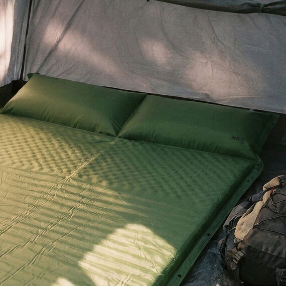 NC4060 ZIELONA MATA SAMOPOMPUJĄCA DWUOSOBOWA Z PODUSZKĄ NILS CAMP, Kolor: zielony, Rozmiar: one size, 8 zdjęcie