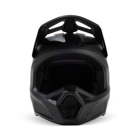 FOX Kask rowerowy full-face V1 Solid Matte Black, 7 zdjęcie