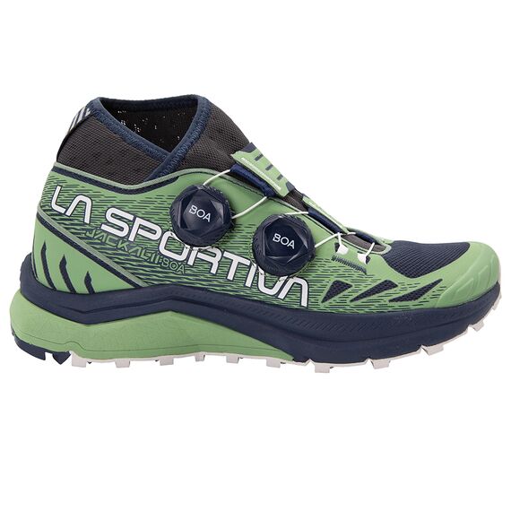 LA SPORTIVA buty trekkingowe damskie Jackal II Boa Woman granatowo-zielone, Kolor: granatowy, Rozmiar: 39