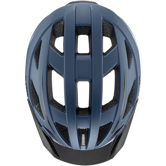 Kask rowerowy UVEX City i-vo 2 lampka LED niebieski, 6 zdjęcie
