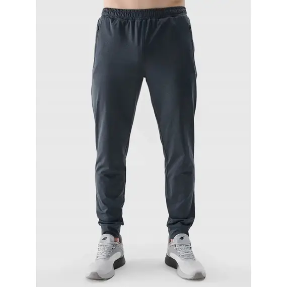 4F spodnie dresowe męskie treningowe 4FWSS25TFTRM0835, Kolor: szary, Rozmiar: XL