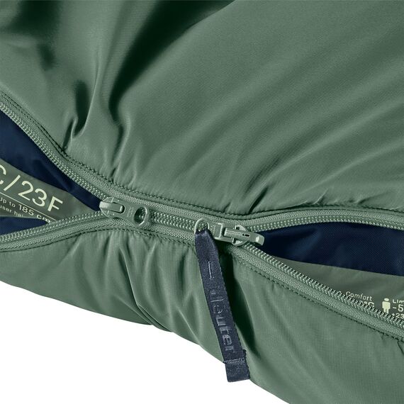 DEUTER śpiwór turystyczny Orbit -5 zielony, Kolor: zielony, Rozmiar: one size, 4 zdjęcie