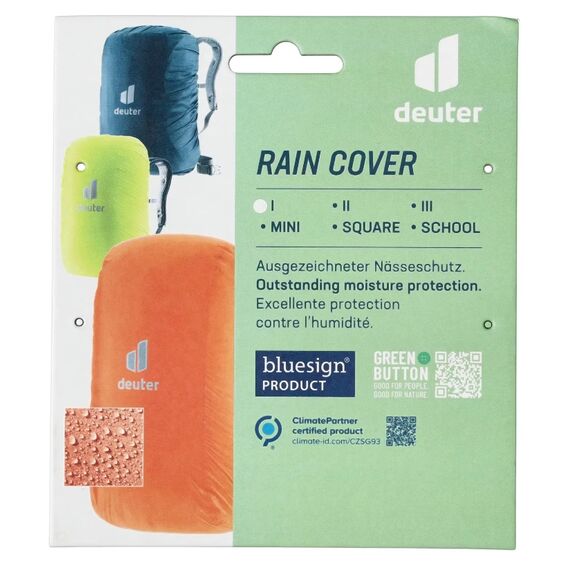 DEUTER pokrowiec przeciwdeszczowy na plecak Raincover I pomarańczowy, Kolor: pomarańczowy, Rozmiar: one size, 3 zdjęcie