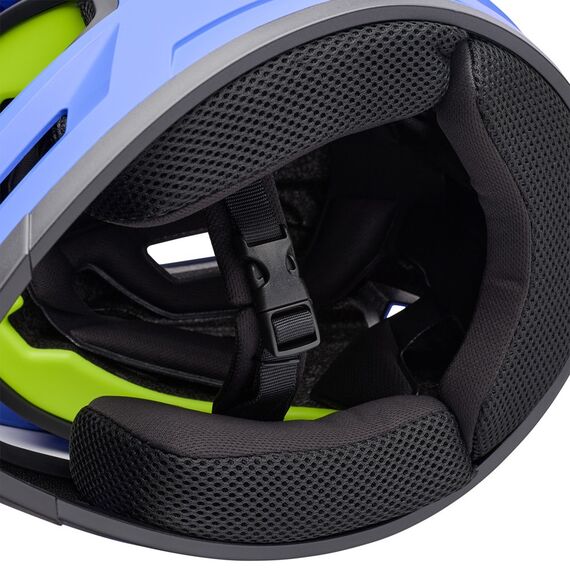Kask full face BELL SANCTION 2 solid matte electric blue, 3 zdjęcie