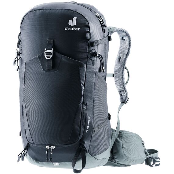 DEUTER plecak turystyczny Trail Pro 33, Kolor: czarny, Rozmiar: one size