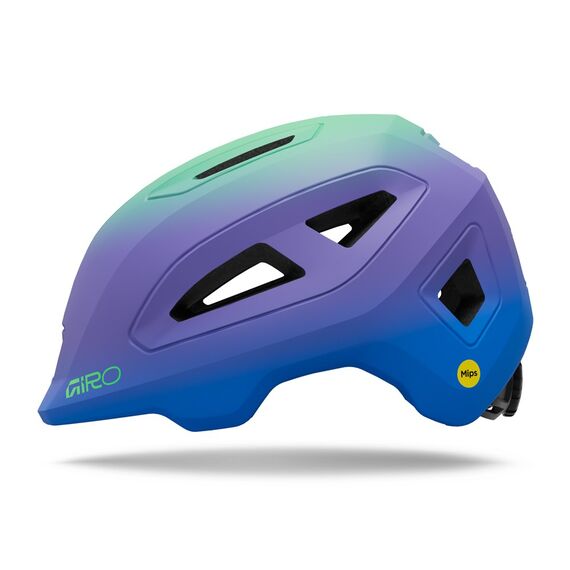 Kask dziecięcy GIRO SCAMP MIPS II matte blue jewel/vivid green, 2 zdjęcie