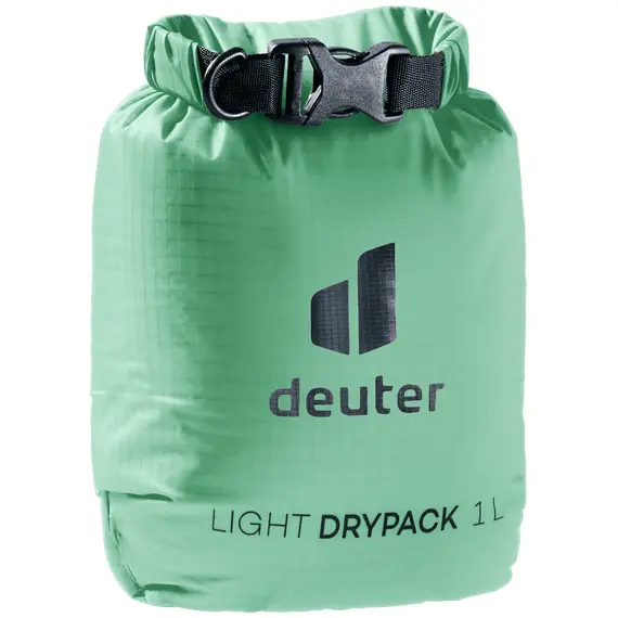 DEUTER Torba turystyczna Light Drypack 1, Kolor: zielony, Rozmiar: one size