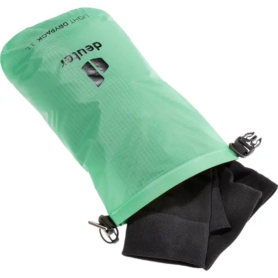 DEUTER Torba turystyczna Light Drypack 1, Kolor: zielony, Rozmiar: one size, 2 zdjęcie