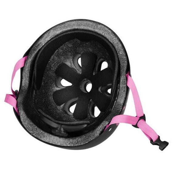 NILS EXTREME kask skatingowy orzeszek MTW001 czarny/różowy, Kolor: różowy, Rozmiar: 48-52, 6 zdjęcie