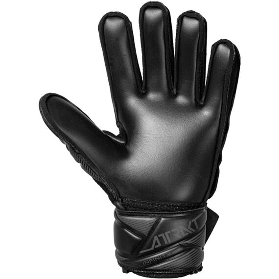 Reusch Rękawice bramkarskie dziecięce Attrakt Infinity Junior, Kolor: czarny, Rozmiar: 5.5, 3 zdjęcie