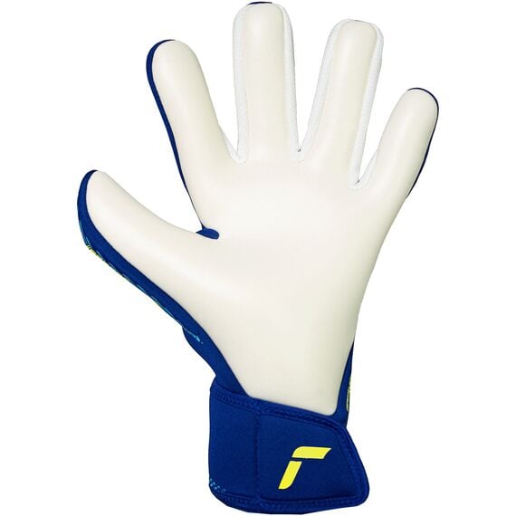 Reusch Rękawice bramkarskie dziecięce Fastgrip Advance Junior, Kolor: niebieski, Rozmiar: 7, 3 zdjęcie