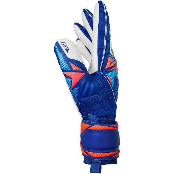 Reusch Rękawice bramkarskie dziecięce Attrakt Grip Junior, Kolor: niebieski, Rozmiar: 3, 4 zdjęcie
