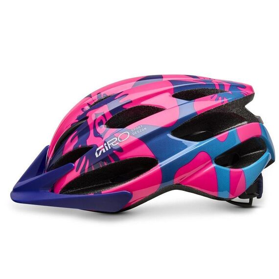 GIRO kask rowerowy dziecięcy RAZE pink flowers Uniwersalny (50-57 cm), Kolor: różowy, Rozmiar: 50-57, 2 zdjęcie