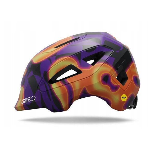 GIRO kask rowerowy dziecięcy Scamp Mips II fioletowy EU [MT PUR LVA], Kolor: fioletowy, Rozmiar: 51-55, 2 zdjęcie
