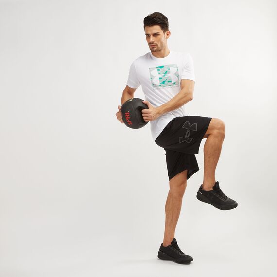 UNDER ARMOUR krotkie spodenki UA TECH GRAPHIC SHORT, Kolor: czarny, Rozmiar: L, 2 zdjęcie