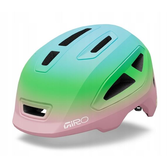 GIRO kask rowerowy dziecięcy Scamp Mips II różowo-zielony EU [MT LT PNK/V GRN FD], Kolor: różowy, Rozmiar: 47-51, 2 zdjęcie