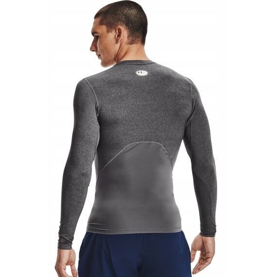 UNDER ARMOUR koszulka treningowa długi rękaw UA HG Armour Comp LS szara, Kolor: szary, Rozmiar: M, 2 zdjęcie