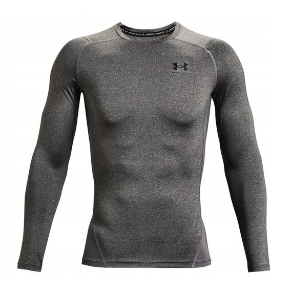 UNDER ARMOUR koszulka treningowa długi rękaw UA HG Armour Comp LS szara, Kolor: szary, Rozmiar: L, 4 zdjęcie