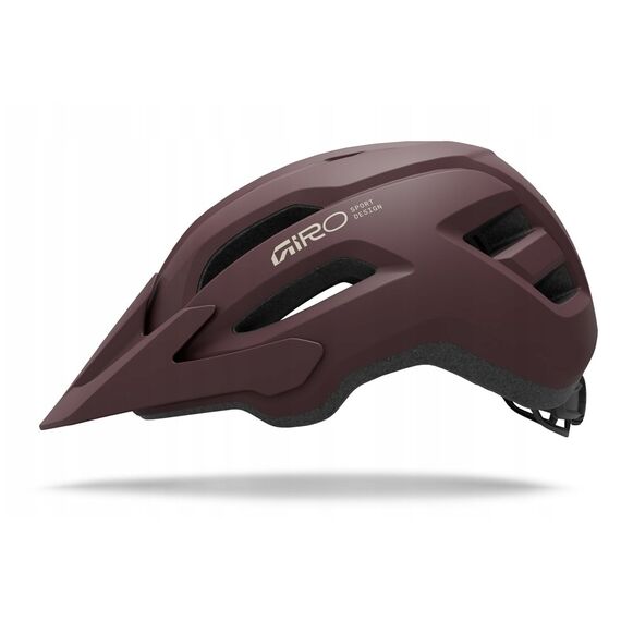 GIRO kask rowerowy FIXTURE II W matte dark maroon Uniwersalny (50-57 cm), Kolor: brązowy, Rozmiar: 50-57, 2 zdjęcie