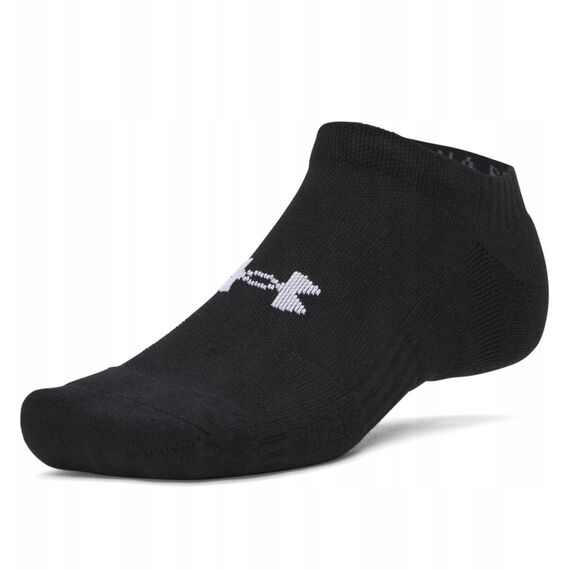 UNDER ARMOUR skarpety bawełniane UA Performance Cotton 3 sztuki czarne, Kolor: czarny, Rozmiar: L, 2 zdjęcie