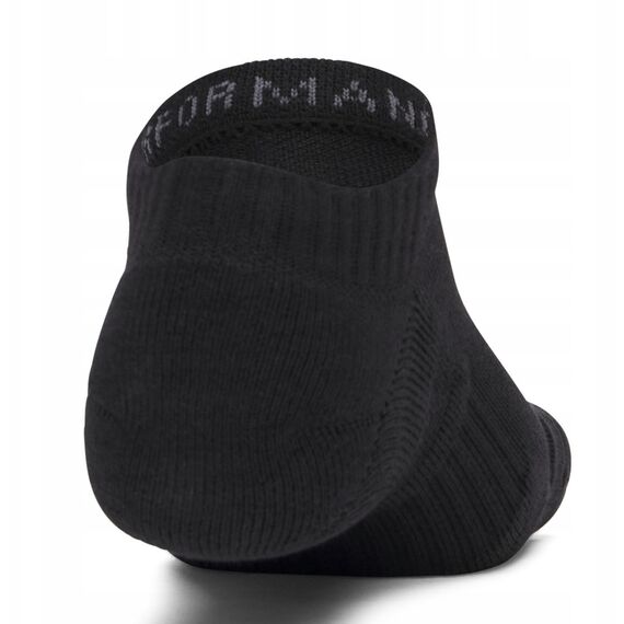 UNDER ARMOUR skarpety bawełniane UA Performance Cotton 3 sztuki czarne, Kolor: czarny, Rozmiar: L, 3 zdjęcie