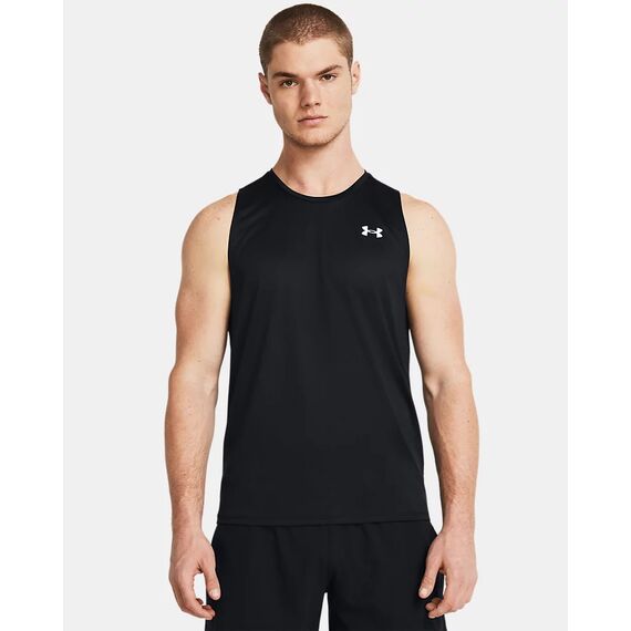 UNDER ARMOUR koszulka treningowa męska UA Tech Tank czarna, Kolor: czarny, Rozmiar: XXL