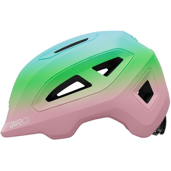 GIRO kask rowerowy dziecięcy Scamp II różowo-zielony, Kolor: różowy, Rozmiar: 51-55, 2 zdjęcie