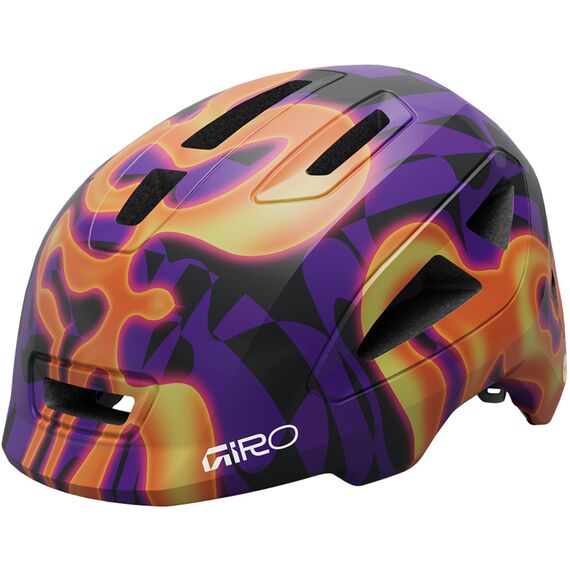GIRO kask rowerowy dziecięcy Scamp II fioletowy, Kolor: fioletowy, Rozmiar: 51-55