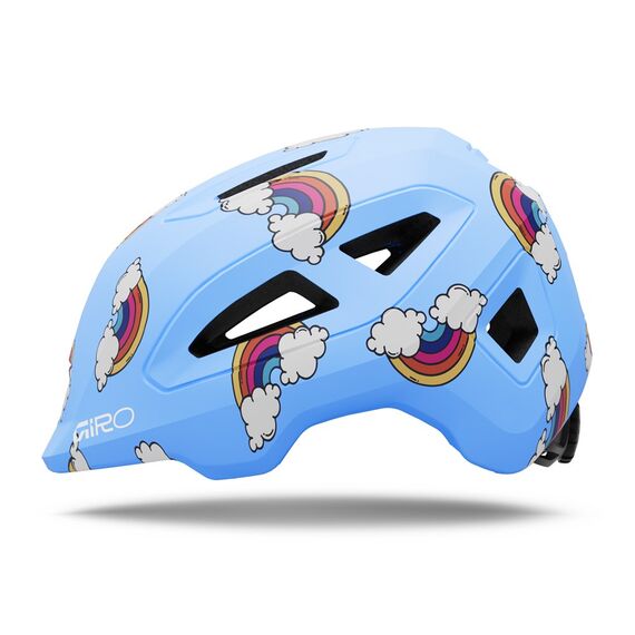 Kask dziecięcy GIRO SCAMP II matte multi rainbow, Kolor: niebieski, Rozmiar: 49-53, 2 zdjęcie