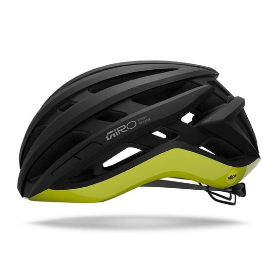 Kask szosowy GIRO AGILIS MIPS matte black/gloss hi viz yellow