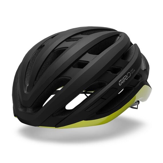 Kask szosowy GIRO AGILIS MIPS matte black/gloss hi viz yellow, 3 zdjęcie