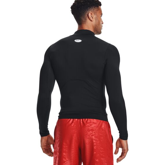 UNDER ARMOUR koszulka długi rękaw kompresyjna męska UA HG Armour Comp Mock LS, Kolor: czarny, Rozmiar: L, 2 zdjęcie
