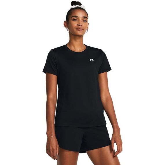 UNDER ARMOUR koszulka damska Tech SSC Solid czarna, Kolor: czarny, Rozmiar: XL, 4 zdjęcie