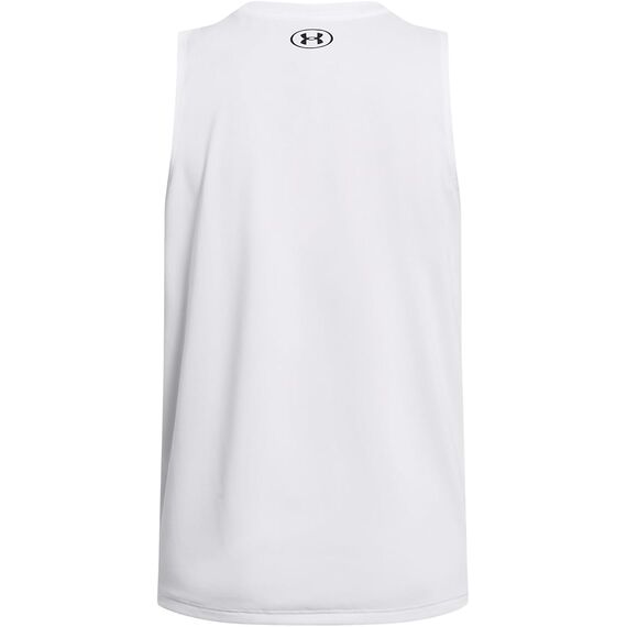 UNDER ARMOUR koszulka treningowa top damski Tech Tank Solid biały, Kolor: biały, Rozmiar: L, 3 zdjęcie
