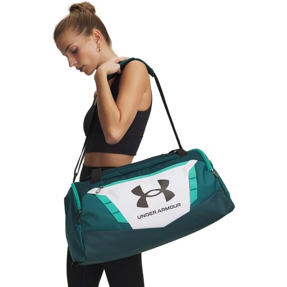 UNDER ARMOUR torba treningowa Undeniable 5.0 Duffle biało-zielona, Kolor: biały, Rozmiar: one size, 4 zdjęcie