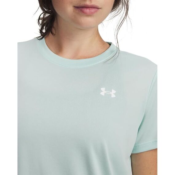 UNDER ARMOUR damska koszulka treningowa Tech SSC - Solid jasny zielony, Kolor: zielony, Rozmiar: L, 2 zdjęcie