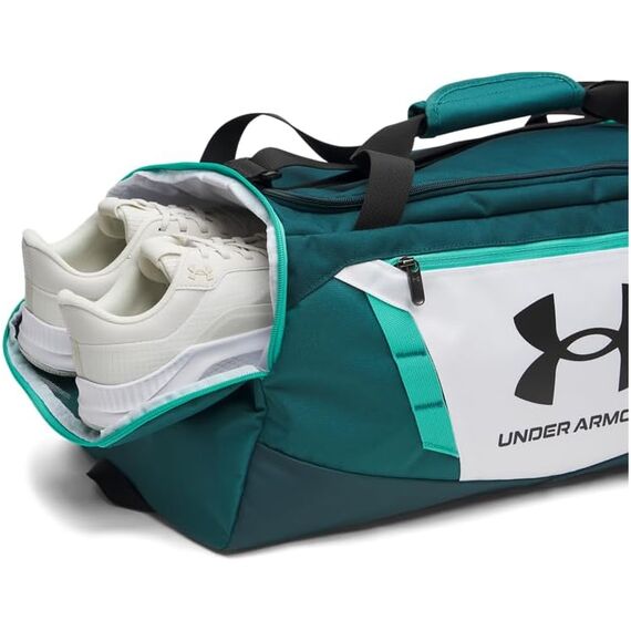 UNDER ARMOUR torba treningowa Undeniable 5.0 Duffle biało-zielona, Kolor: biały, Rozmiar: one size, 2 zdjęcie