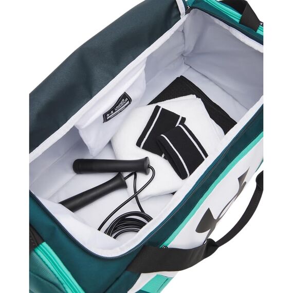 UNDER ARMOUR torba treningowa Undeniable 5.0 Duffle biało-zielona, Kolor: biały, Rozmiar: one size, 3 zdjęcie