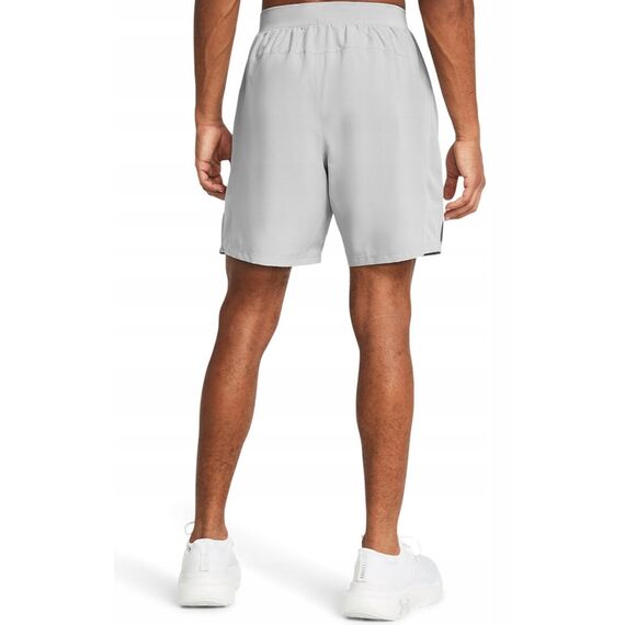 UNDER ARMOUR krótkie spodenki męskie UA LAUNCH 7'' UNLINED SHORTS szare, Kolor: szary, Rozmiar: L, 4 zdjęcie