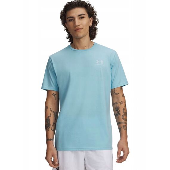 UNDER ARMOUR koszulka treningowa męska UA M SPORTSTYLE LC SS niebieska, Kolor: niebieski, Rozmiar: XL