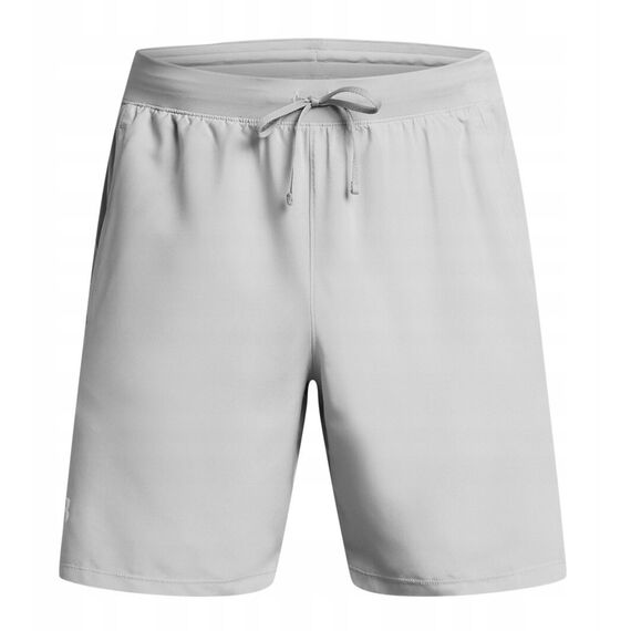 UNDER ARMOUR krótkie spodenki męskie UA LAUNCH 7'' UNLINED SHORTS szare, Kolor: szary, Rozmiar: L