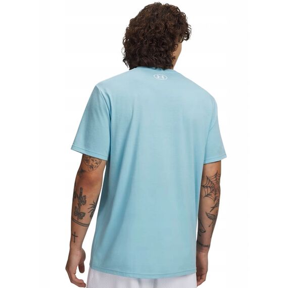 UNDER ARMOUR koszulka treningowa męska UA M SPORTSTYLE LC SS niebieska, Kolor: niebieski, Rozmiar: XXL, 3 zdjęcie