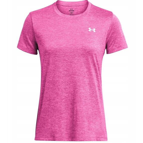 UNDER ARMOUR Damska koszulka treningowa Tech SSC- Twist różowa, Kolor: różowy, Rozmiar: M, 2 zdjęcie