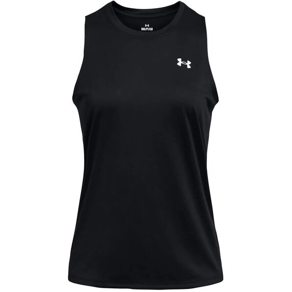 UNDER ARMOUR koszulka treningowa damska top Tech Tank Solid czarna, Kolor: czarny, Rozmiar: L, 3 zdjęcie