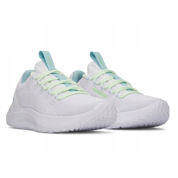 UNDER ARMOUR buty sportowe damskie UA W Dynamic 2 białe, Kolor: biały, Rozmiar: 38.5, 3 zdjęcie
