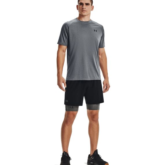 UNDER ARMOUR techniczne spodenki kompresyjne UA HG Armour Lng Shorts szare, Kolor: szary, Rozmiar: M, 5 zdjęcie