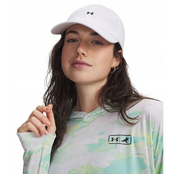 UNDER ARMOUR czapka z daszkiem damska W ESSENTIAL LOW ADJ biała, Kolor: biały, Rozmiar: one size, 3 zdjęcie