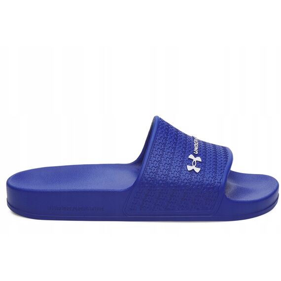 UNDER ARMOUR klapki gumowe UA ARMR SLIDE LITE niebieskie, Kolor: niebieski, Rozmiar: 44