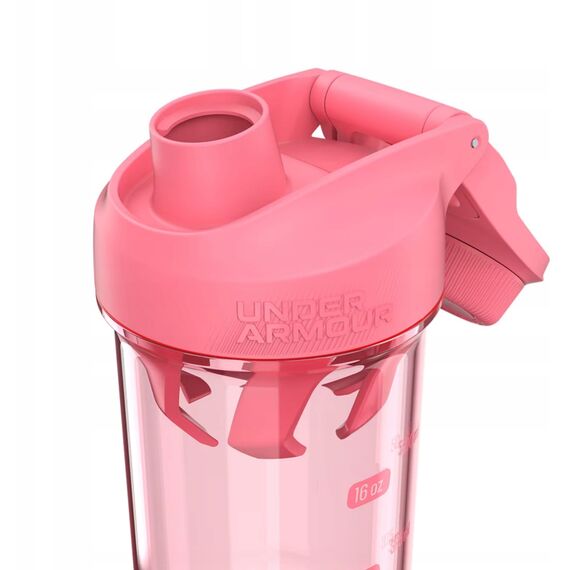 Bidon shaker Under Armour 32oz Playmaker Jug Cerise 700 ml różowy, 4 zdjęcie