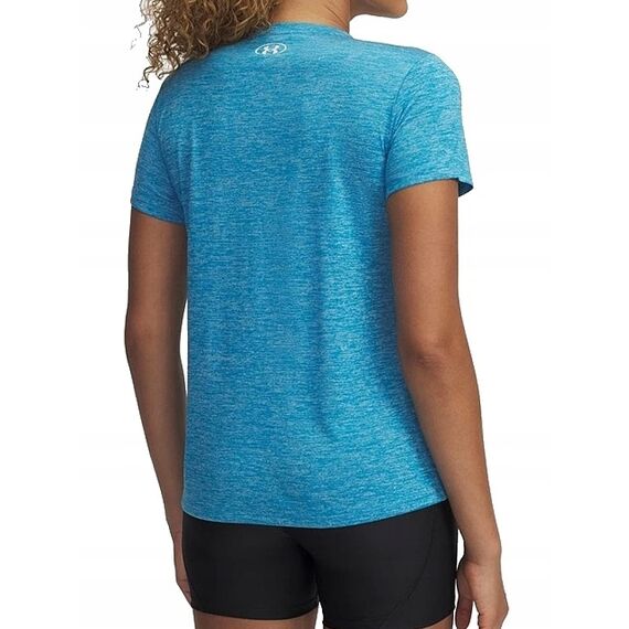 UNDER ARMOUR damska koszulka treningowa Tech SSV Twist niebieska, Kolor: niebieski, Rozmiar: M, 2 zdjęcie